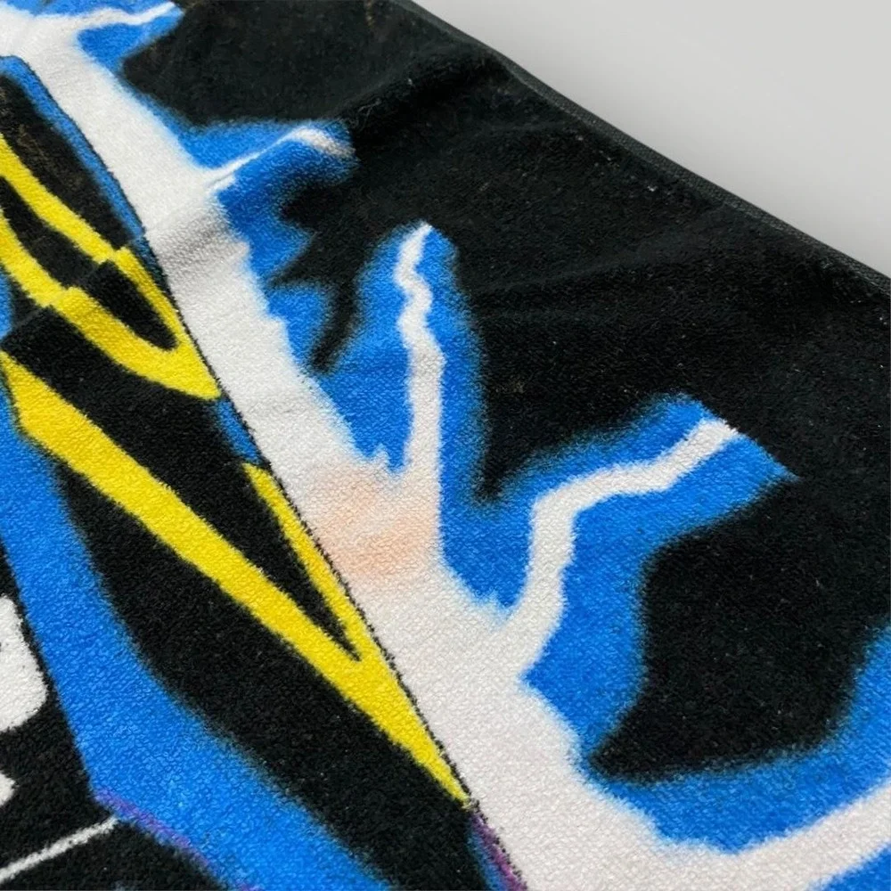 Vintage Jay Franco NASCAR‎ Race Car Graphic Beach Towel Cotton Made in Taiwan
